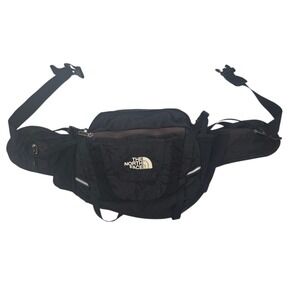 The North Face Sport Hiker Lumbar Pack Black Nylon Fanny Pack Waist Bag Jumbo
